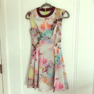 Ted Baker Floral Neoprene Dress